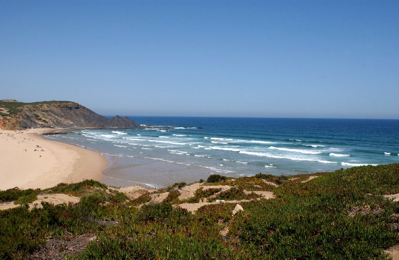 Die bekannten Strände an der Westalgarve bei Carrapateira Die bekannten Strände bei Carrapateira an der Westalgarve